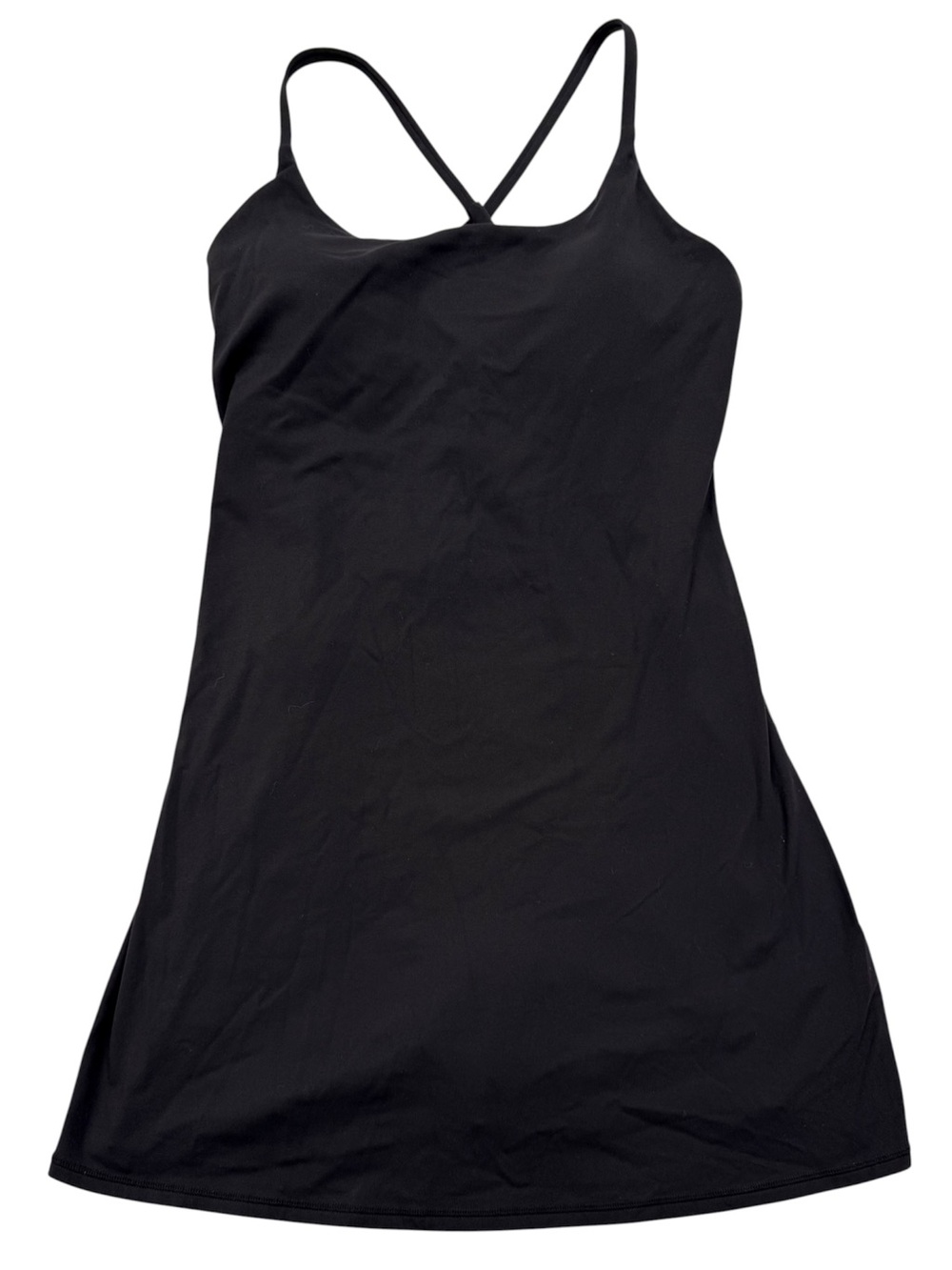 Halara Softlyzero Plush Easy Peezy Active Dress M Long Black Built In Shorts
